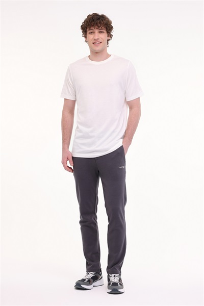 Mb Ct110 Pm C Nk T-Sh 5Fx Lumberjack Erkek T-shirt A101939416 KIRIK BEYAZ