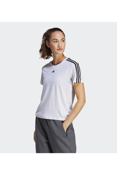 Adidas Tr-Es 3S T Kadın T-shirt IC5040 WHITE/BLACK
