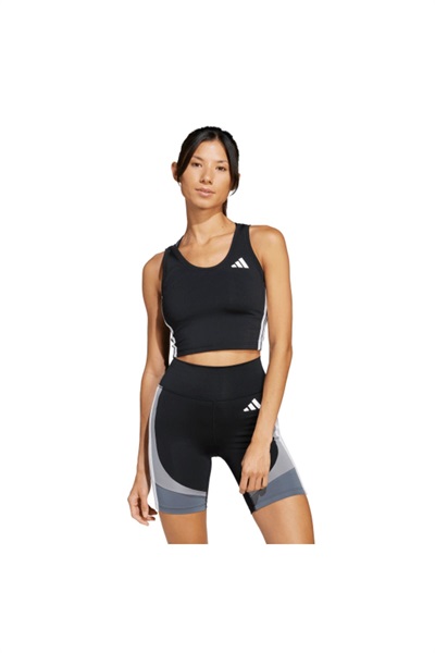 Adidas Te 3S Crop Tank Kadın Atlet JF8915 BLACK/WHITE