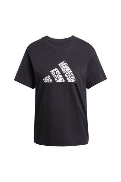 Adidas W C Camo Tee Bl Kadın T-shirt JJ4110 BLACK