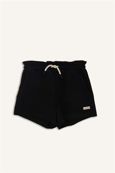 Defacto Kız Çocuk  Penye Şort A2455A8/BK81 BLACK
