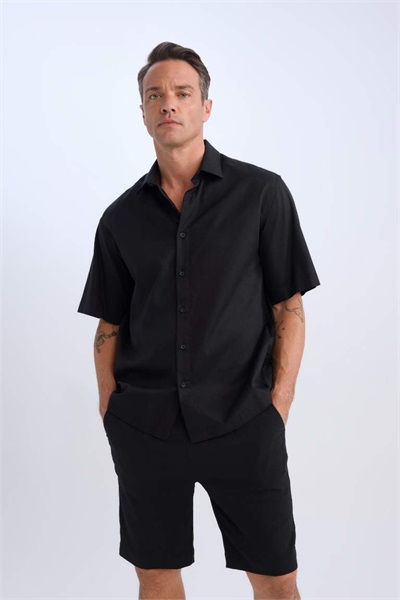 Defacto Erkek  Kot&Kanvas Kapri D9451AX/BK27 BLACK
