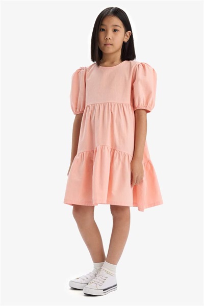 Defacto Kız Çocuk  Elbise B6927A8/PN50 PINK
