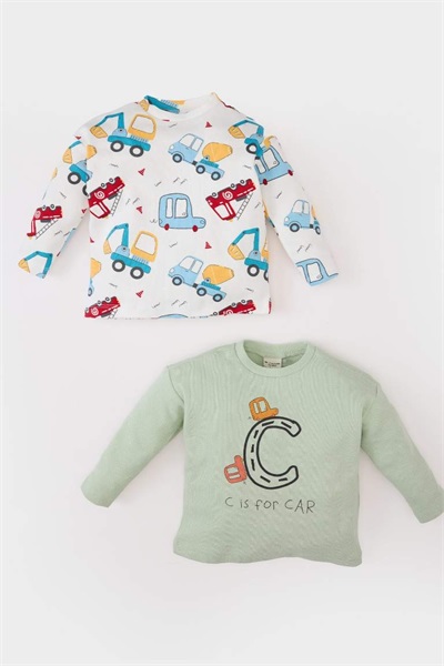 Defacto Erkek Bebek Sweat Takım E2393A5/ER105 ECRU