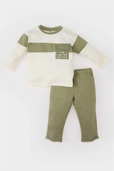 Defacto Erkek Bebek  Sweat Takım B9266A5/ER91 ECRU