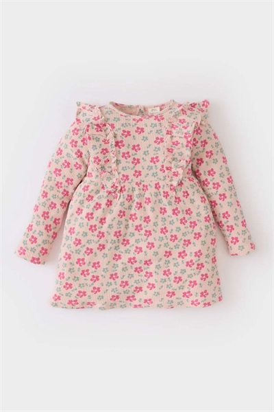 Defacto Kız Bebek  Elbise D9563A5/BR476 ROSE