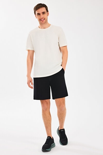 Skechers M Essential Sweat Short Erkek Şort S2510064-013 Siyah