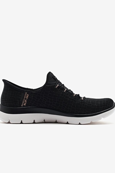 BKRG Skechers Summits - Classy Night Kadın Spor Ayakkabı 150128TK Siyah / Pembe Altın