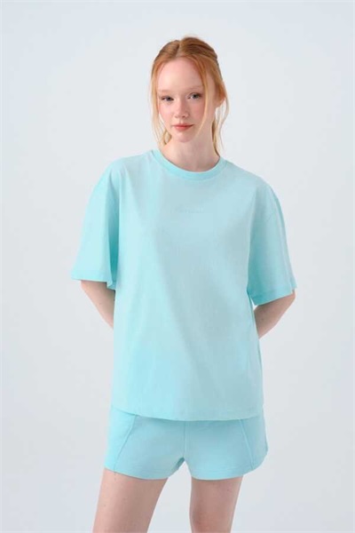 Loft Kadın Oversize T-Shirt Lf2038720 LIGHT BLUE