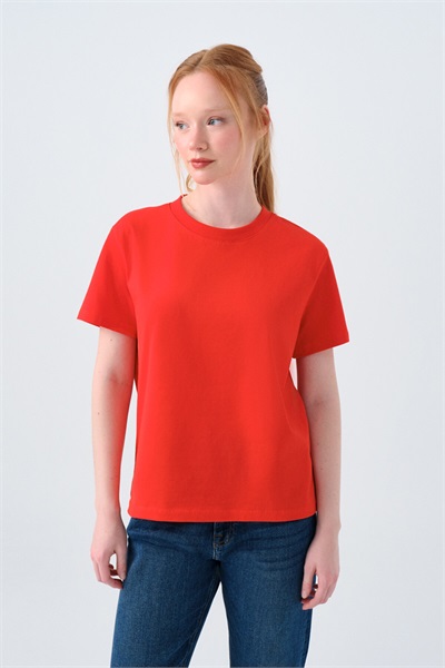 Loft  Kadın T-shirt LF2036285 RED