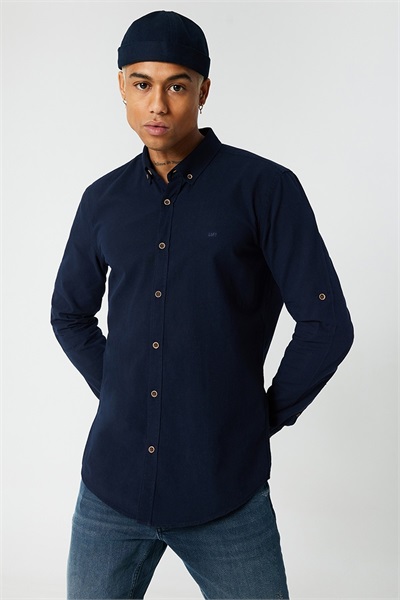Loft Erkek Uzun Kol Gömlek LF2027896 NAVY