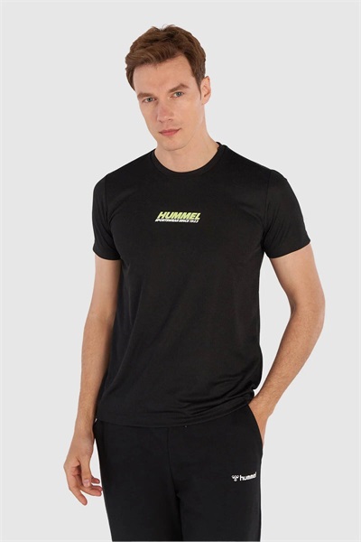 Hummel Hmlfred  S/S Erkek T-Shirt 911955-2001 BLACK
