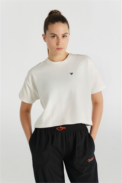 Hummel Hmlcape T-Shırt S/S Kadın T-shirt 912080-9003 OFF WHITE