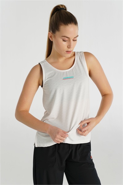 Hummel  Hmlfıona Tank Top Kadın Atlet 912093-9003 OFF WHITE
