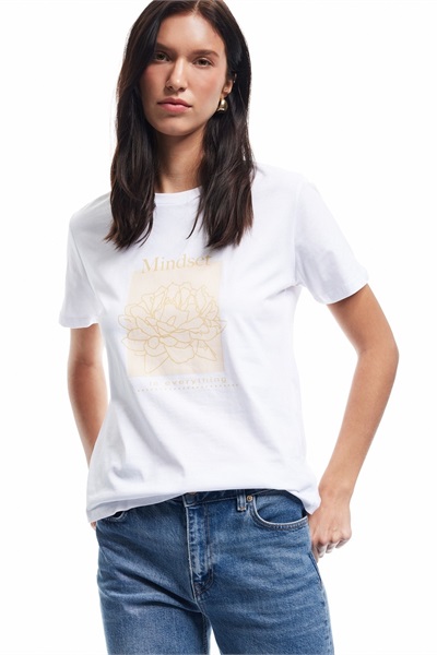 Koton Kadın T-shirt 5SAK50076EK BEYAZ