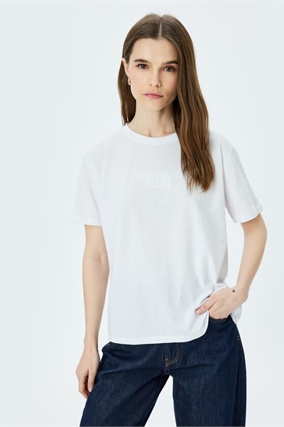 Koton Kadın T-shirt 5SAK50078EK BEYAZ