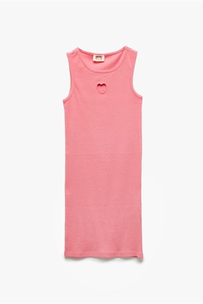 Koton Kız Çocuk  Elbise 5SKG80024AK PEMBE
