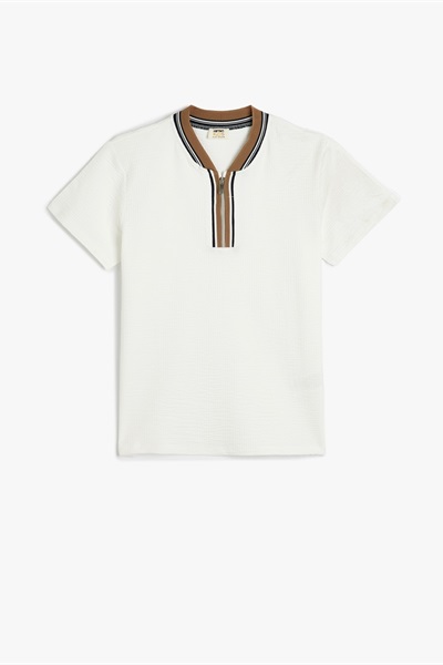 Koton Erkek Çocuk Kısa kol T-shirt 5SKB10006TK BEYAZ