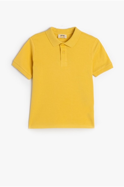 Koton Erkek Çocuk T-shirt 5SKB10026TK HARDAL