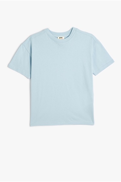 Koton Erkek Çocuk T-shirt 5SKB10021TK MAVİ