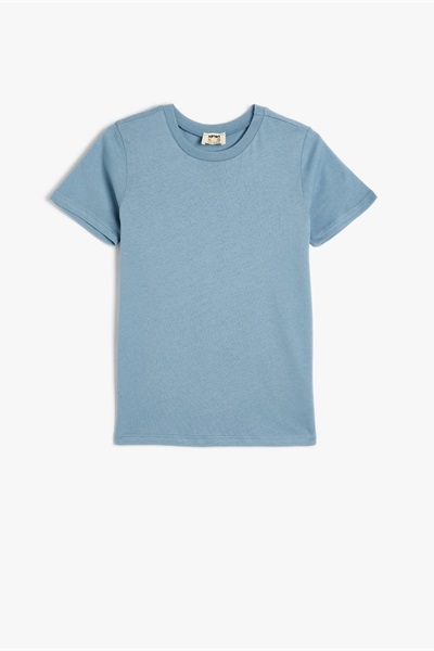 Koton Erkek Çocuk T-shirt 5SKB10020TK MAVİ