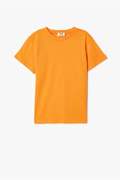 Koton Erkek Çocuk T-shirt 5SKB10020TK TURUNCU