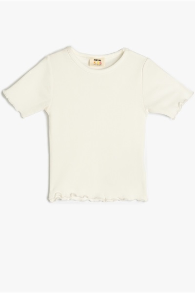 Koton Kız Çocuk T-shirt 5SKG10024AK BEYAZ