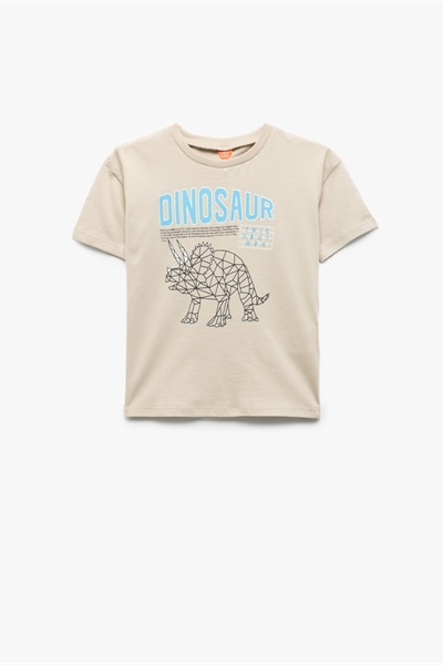 Koton Erkek Bebek  T-shirt 5SMB10075TK BEJ