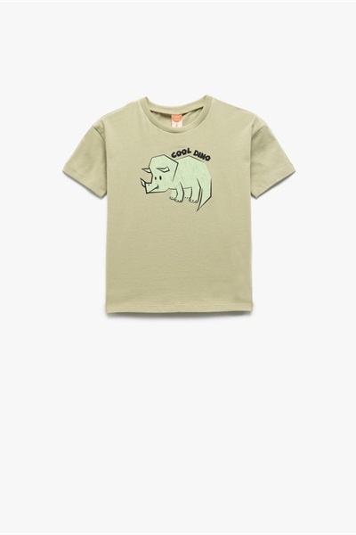 Koton Erkek Bebek  T-shirt 5SMB10064TK HAKİ