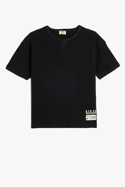 Koton Erkek Çocuk T-shirt 5SKB10023TK SİYAH