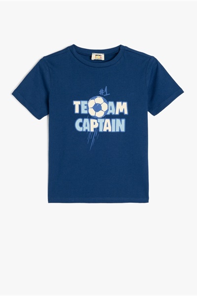 Koton Erkek Çocuk T-shirt 5SKB10130TK MAVİ