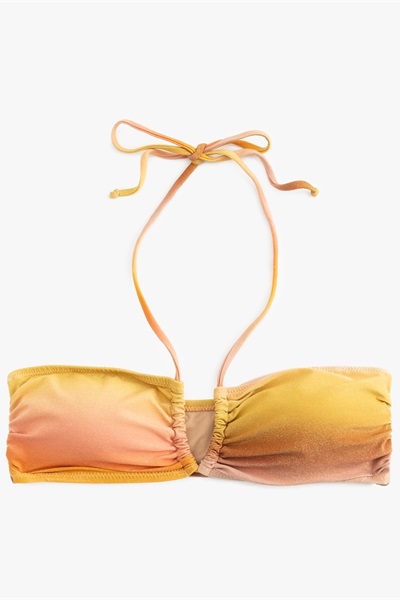 Koton Kadın Bikini Üst 5SAK10030MM PEMBE DESENLİ