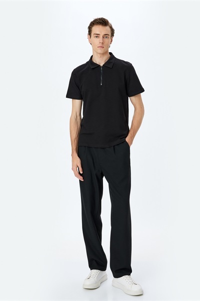 Koton Erkek T-shirt 5SAM10005MK SİYAH
