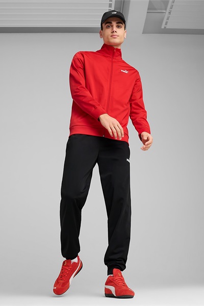 Puma  Ess Poly Suit Cl Unisex Eşofman Takım 684847-11 For All Time Red