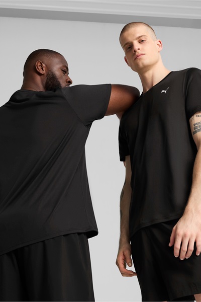 Puma  M Tad Essentıals Left Chest Logo Tee Erkek T-Shirt 525908-01 BLACK