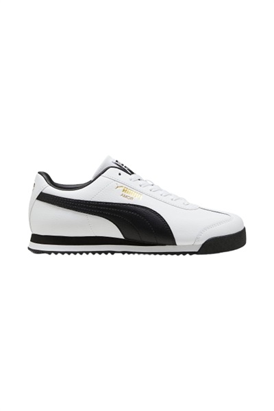 Puma Roma 24 Standard Unisex Spor Ayakkabı 396868-01 White-Black-Team Gold
