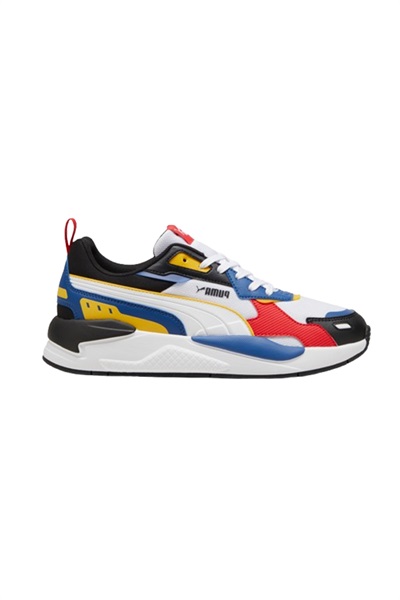 Puma X-Ray 3 Male / Unisex Spor Ayakkabı 399064-05 White-Yellow Sizzle-Black-For All Time Red