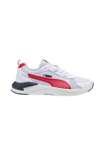 Puma X-Ray 3 LT Unisex Spor Ayakkabı 400229-03 White-For All Time Red-Navy