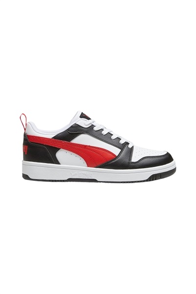 Puma Rebound v6 Low Unisex Spor Ayakkabı 392328-04 White-For All Time Red-Black