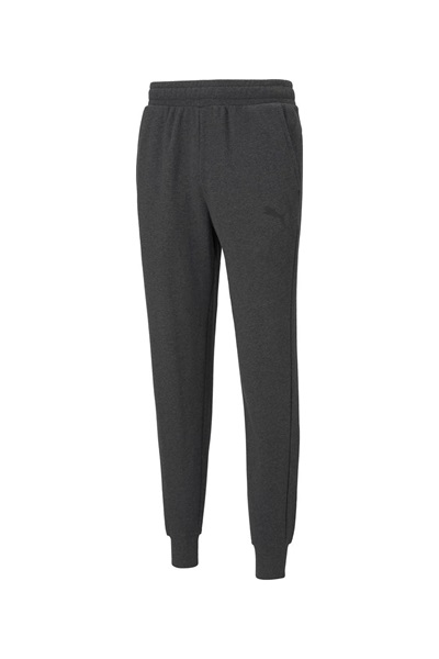 Puma Ess Logo Pants Unisex Eşofman Alt 586716-95 Dark Gray Heather-CAT