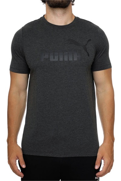 Puma Ess Heather Tee Unisex T-shirt 586736-07 Dark Gray Heather