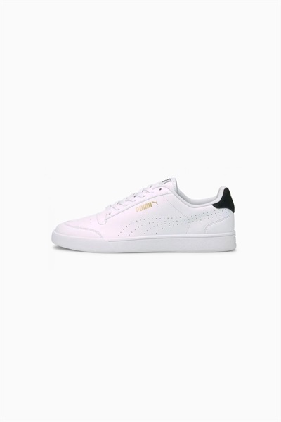 Puma Puma Shuffle Perf Unisex Spor Ayakkabı 380150-01 White-Black-Team Gold