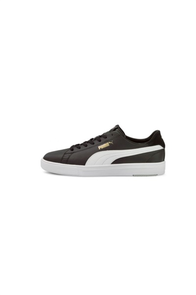 Puma Puma Serve Pro Lite Unisex Spor Ayakkabı 374902-02 Black-White-Team Gold