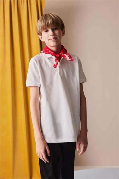 Defacto Erkek Çocuk T-shirt K1689A6/WT34 WHITE