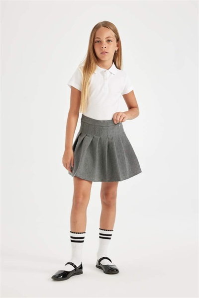 Defacto Kız Çocuk T-shirt I0427A6/WT34 WHITE