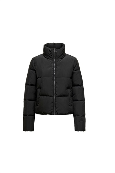 Only Onldolly Short Puffer Jacket Otw Noos Kadın Mont 15205371 BLACK