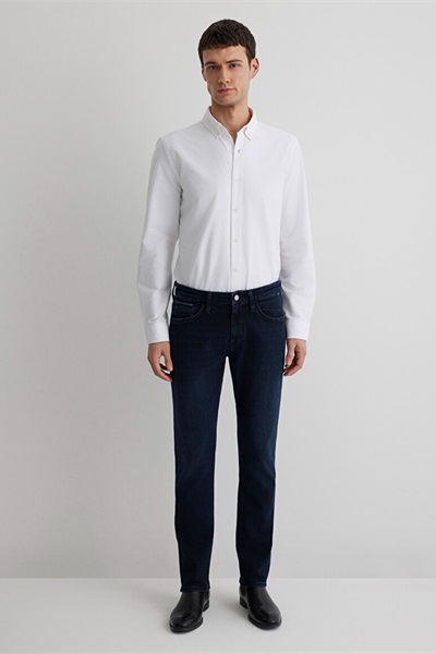 Mavi Marcus Erkek Jean Pantolon M0035187841 Ink Brushed Premium Blue