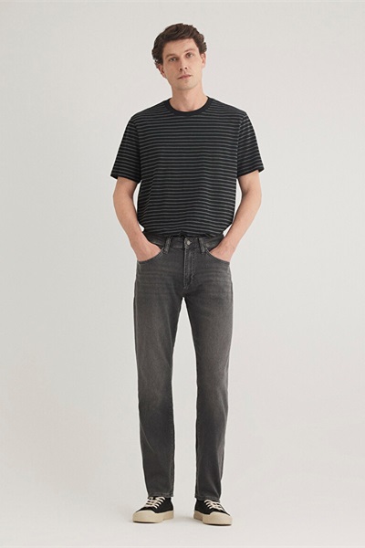 Mavi Marcus Erkek Jean Pantolon M0035189134 Smoke Brushed Sporty