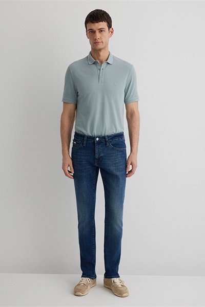 Mavi Jake Erkek Jean Pantolon M0042288222 Dark Vintage Premium Blue