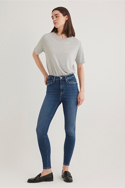 Mavi Serenay Kadın Jean Pantolon M100980-33687 Dark Gold Shape